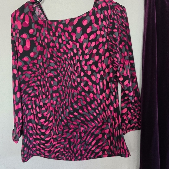 2Piece New Jonden Blouse & Studio Velvety Skirt Both Size Large Paired Together - Picture 9 of 12